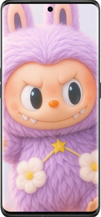 Силіконовий чехол Лабубу для Oppo Find X6 Pro - 6708u-3041 изображение 