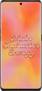 Силиконовый чехол Aura Gradient Main Character Energy Aesthetic Y2K для Oppo Find X6 Pro - 6783u-3041 изображение 