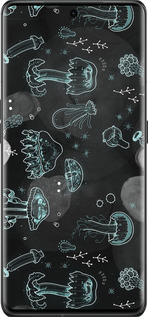 Силиконовый чехол Медузы для Oppo Find X6 Pro - 906u-3041 изображение 