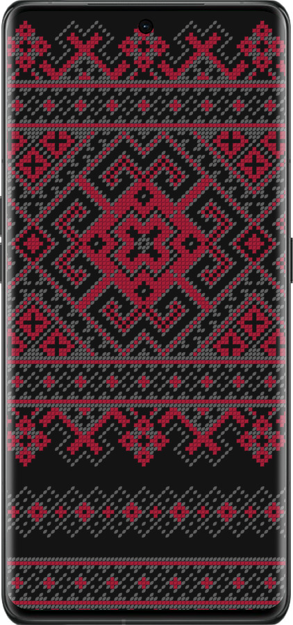 Силіконовий чехол Вишиванка 52 для Oppo Find X6 Pro - 1763u-3041 изображение 