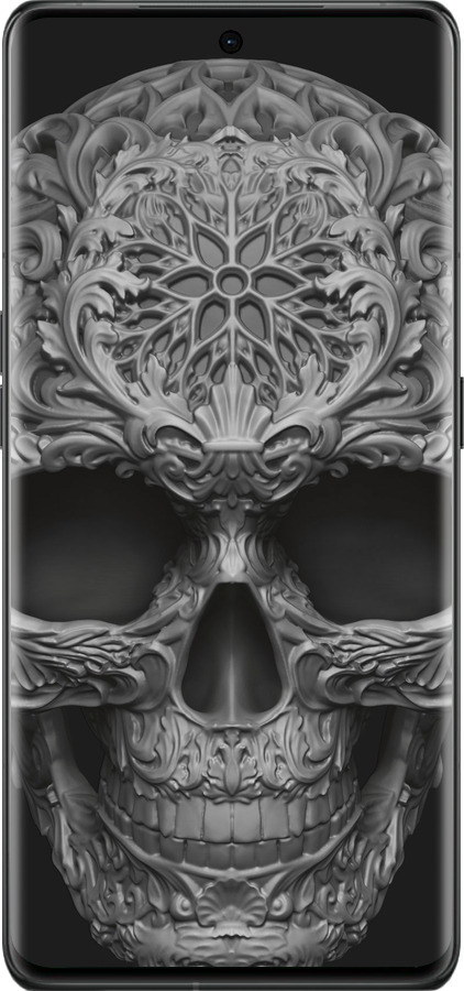 Силиконовый чехол skull-ornament для Oppo Find X6 Pro - 4101u-3041 изображение 