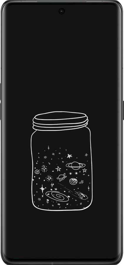 Силиконовый чехол Космос в банке для Oppo Find X6 Pro - 4297u-3041 изображение 