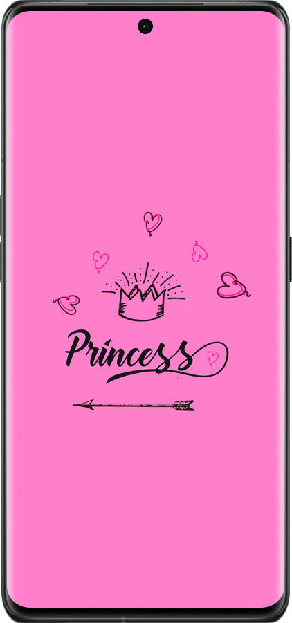 Силиконовый чехол Princess для Oppo Find X6 Pro - 4361u-3041 изображение 