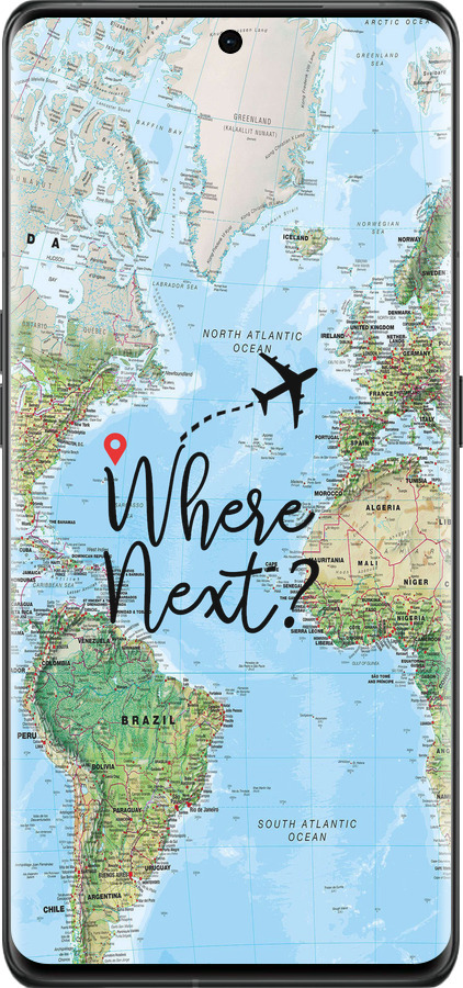 Силиконовый чехол Путешествие для Oppo Find X6 Pro - 4503u-3041 изображение 