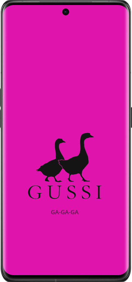 Силиконовый чехол Гуси для Oppo Find X6 Pro - 4561u-3041 изображение 