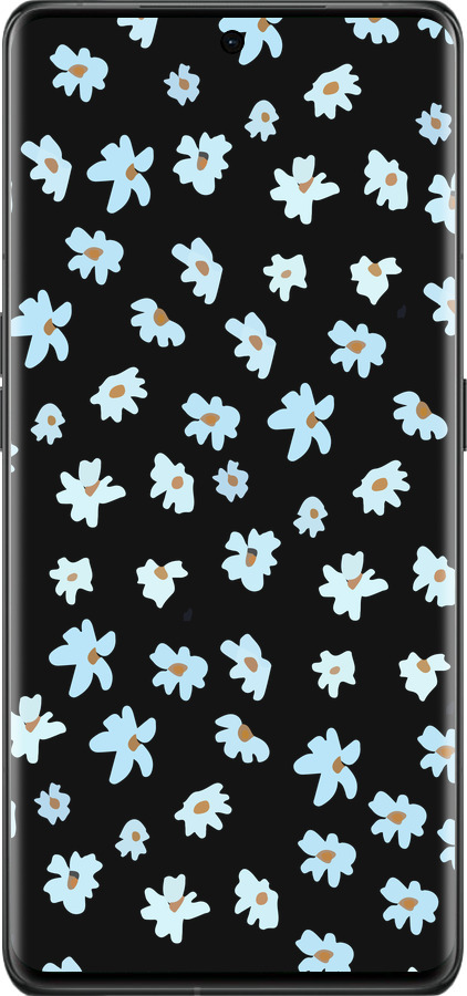 Силиконовый чехол Цветочный для Oppo Find X6 Pro - 4900u-3041 изображение 