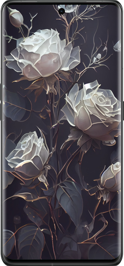 Силіконовий чехол Троянди 2 для Oppo Find X6 Pro - 5550u-3041 изображение 