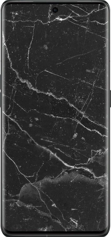 Силиконовый чехол Черный мрамор v2 для Oppo Find X6 Pro - 5568u-3041 изображение 