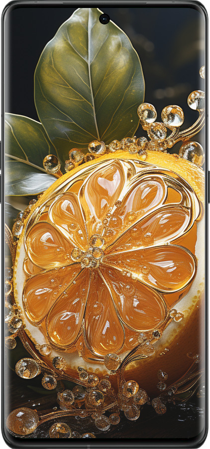 Силиконовый чехол Лимон для Oppo Find X6 Pro - 5647u-3041 изображение 