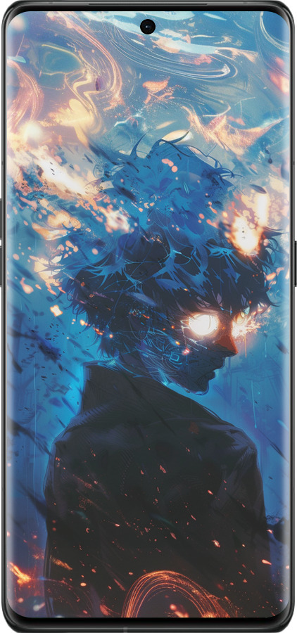 Силиконовый чехол Сатору Годжо для Oppo Find X6 Pro - 6129u-3041 изображение 