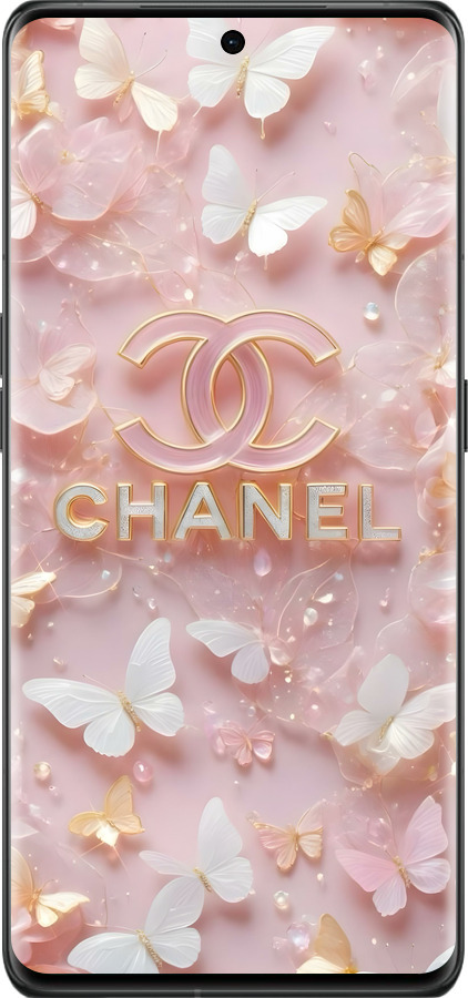 Силиконовый чехол Шанель для Oppo Find X6 Pro - 6366u-3041 изображение 