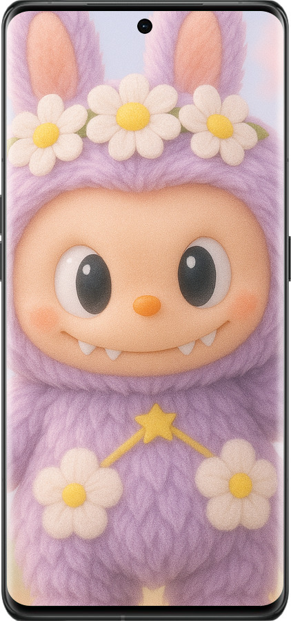 Силиконовый чехол Лабубу 1 для Oppo Find X6 Pro - 6709u-3041 изображение 