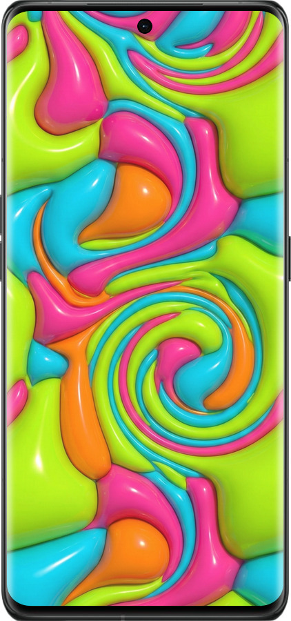 Силиконовый чехол Y2K Jelly Dream для Oppo Find X6 Pro - 6780u-3041 изображение 