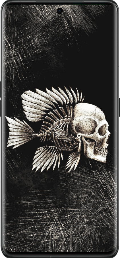 Силиконовый чехол Рыбо-человек для Oppo Find X6 Pro - 683u-3041 изображение 