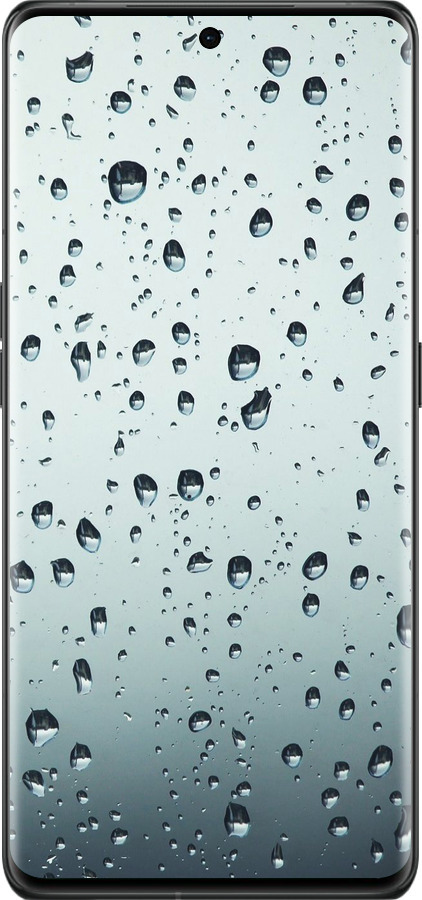 Силиконовый чехол Стекло в каплях для Oppo Find X6 Pro - 848u-3041 изображение 