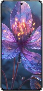 Силиконовый чехол Магический цветок для Oppo Find X8 Pro - 6038u-3872 изображение 