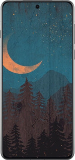Силіконовий чехол Зоряний ліс для Oppo Find X8 Pro - 6480u-3872 изображение 
