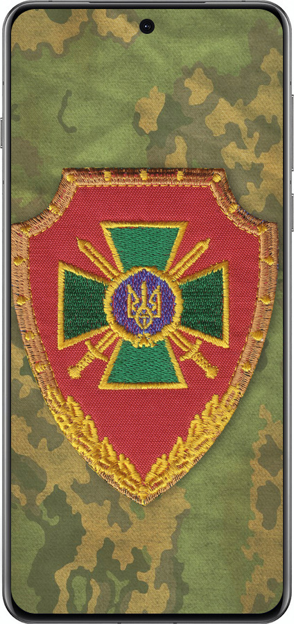 Силиконовый чехол Пограничная служба Украины для Oppo Find X8 Pro - 1091u-3872 изображение 