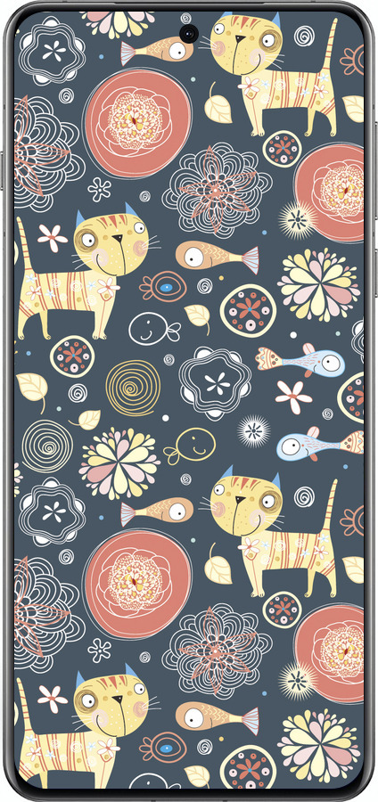 Силіконовий чехол Кошенята v4 для Oppo Find X8 Pro - 1224u-3872 изображение 