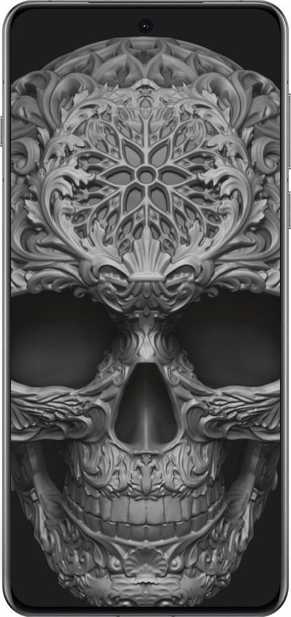 Силіконовий чехол skull-ornament для Oppo Find X8 Pro - 4101u-3872 изображение 