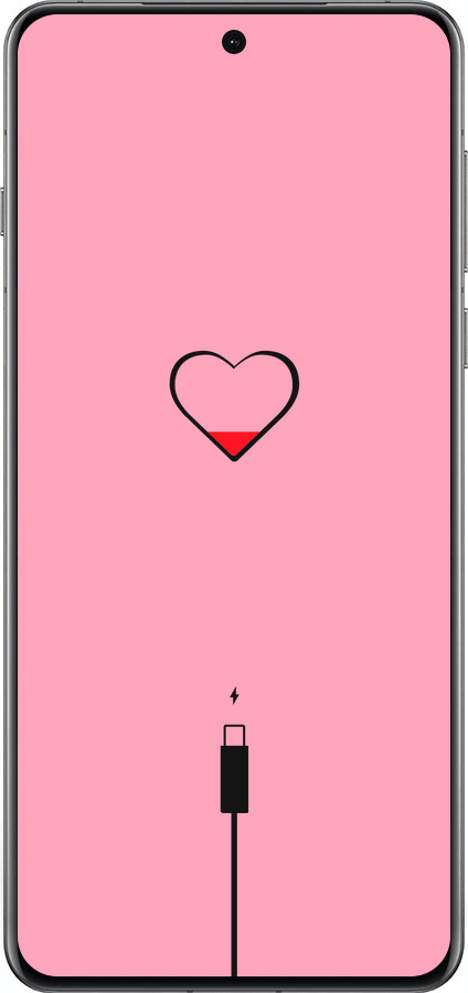 Силиконовый чехол Подзарядка сердца1 для Oppo Find X8 Pro - 4275u-3872 изображение 