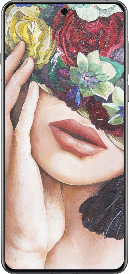 Силиконовый чехол Head Flower для Oppo Find X8 Pro - 4460u-3872 изображение 