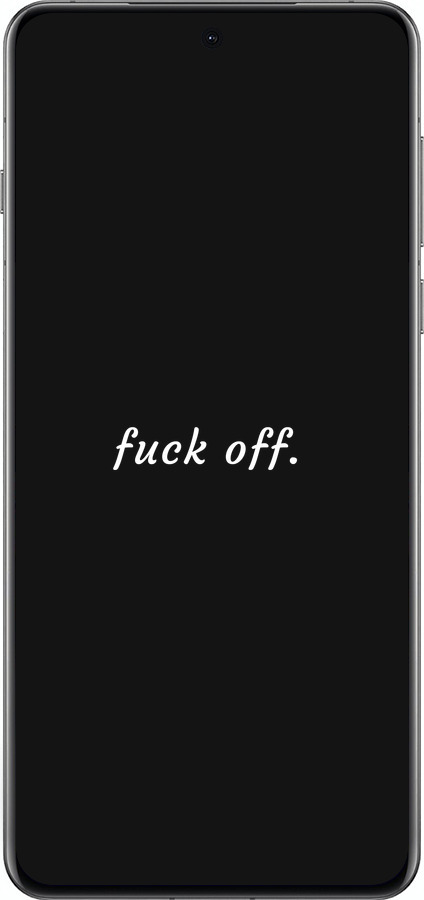 Силіконовий чехол Fuck off для Oppo Find X8 Pro - 4731u-3872 изображение 