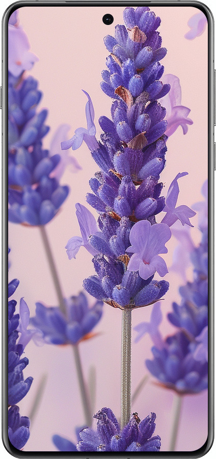Силиконовый чехол Лаванда для Oppo Find X8 Pro - 6037u-3872 изображение 