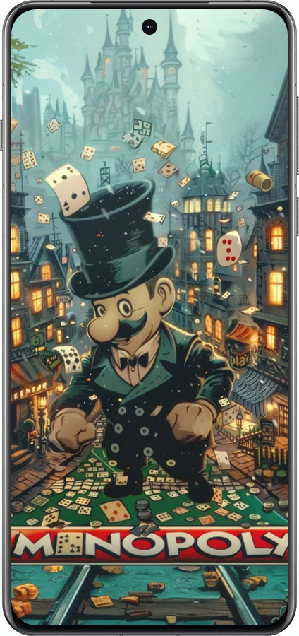 Силиконовый чехол Сказочный Monopoly для Oppo Find X8 Pro - 6086u-3872 изображение 