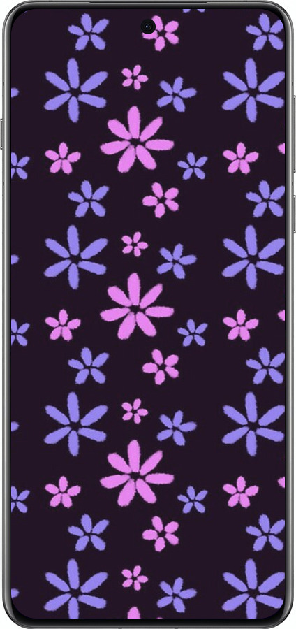 Силіконовий чехол з квітами для Oppo Find X8 Pro - 6258u-3872 изображение 