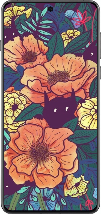 Силіконовий чехол Із зображенням польових квітів для Oppo Find X8 Pro - 6419u-3872 изображение 
