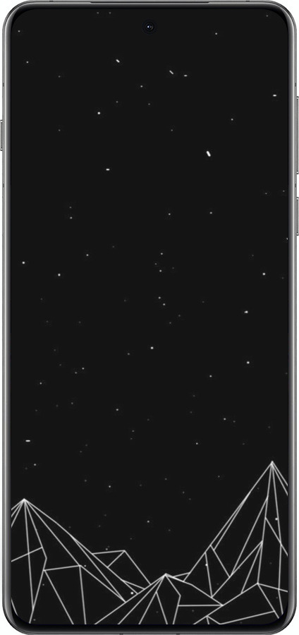 Силиконовый чехол Черно белые абстрактные горы для Oppo Find X8 Pro - 6437u-3872 изображение 