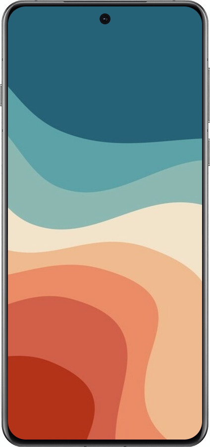 Силіконовий чехол У стилі ретро з хвилями для Oppo Find X8 Pro - 6531u-3872 изображение 