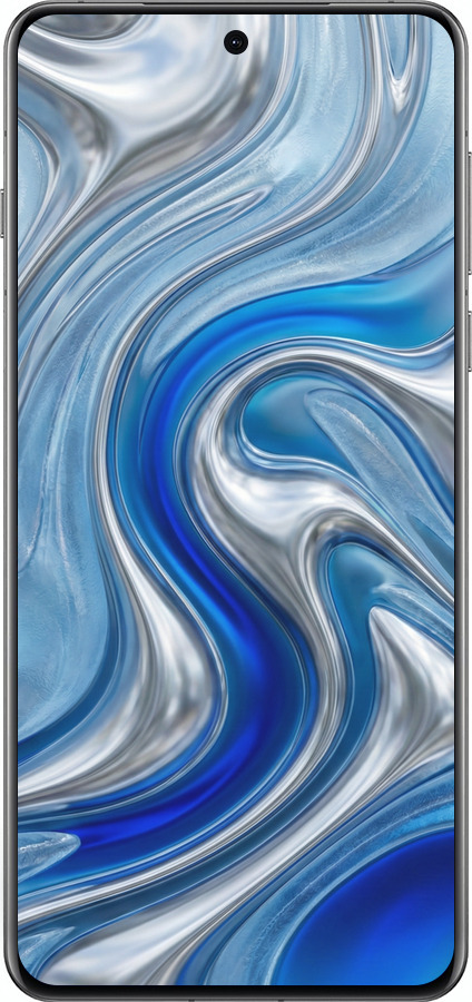 Силиконовый чехол Liquid Chrome для Oppo Find X8 Pro - 6781u-3872 изображение 
