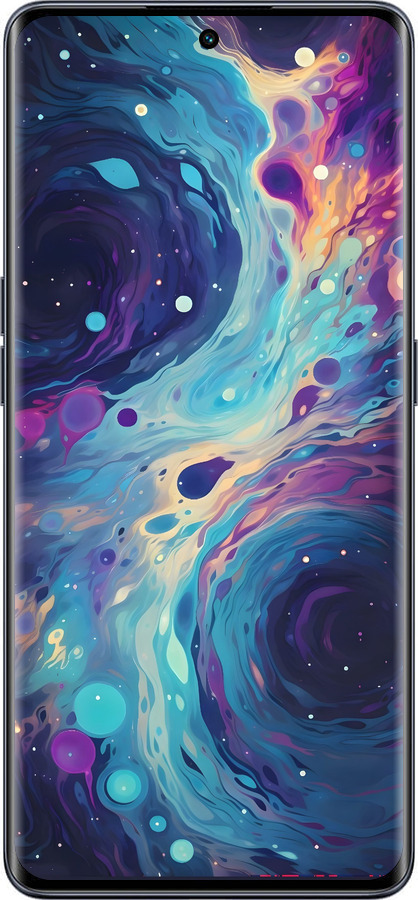 Силиконовый чехол Арт акварель для Oppo OPPO RENO 8T 5G - 6329u-3122 изображение 