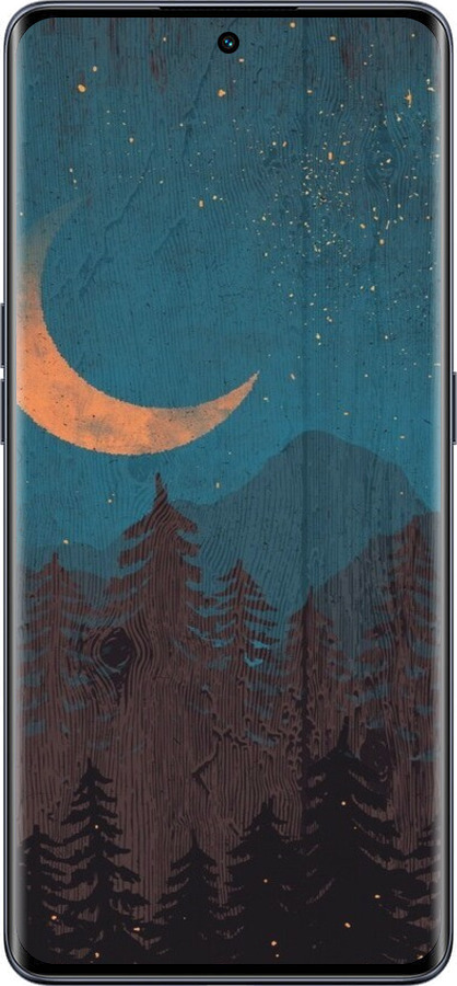 Силиконовый чехол Звездный лес для Oppo OPPO RENO 8T 5G - 6480u-3122 изображение 