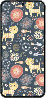 Силиконовый чехол Котята v4 для Oppo RENO 14F 5G - 1224u-4091 изображение 