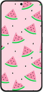 Силиконовый чехол Розовый арбуз для Oppo RENO 14F 5G - 4314u-4091 изображение 