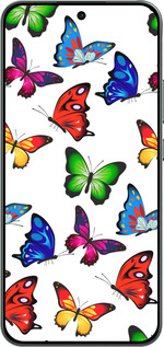 Силиконовый чехол Красочные мотыльки для Oppo RENO 14F 5G - 4761u-4091 изображение 