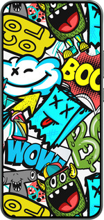 Силиконовый чехол Стикеры v4 для Oppo RENO 14F 5G - 5508u-4091 изображение 