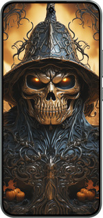 Силиконовый чехол Череп 2 для Oppo RENO 14F 5G - 5652u-4091 изображение 