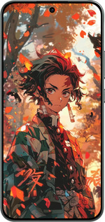 Силиконовый чехол Tanjiro для Oppo RENO 14F 5G - 6130u-4091 изображение 