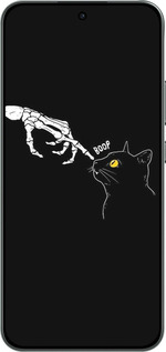 Силиконовый чехол Кошка для Oppo RENO 14F 5G - 6505u-4091 изображение 