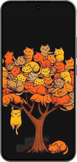 Силиконовый чехол Дерево и котики для Oppo RENO 14F 5G - 6516u-4091 изображение 