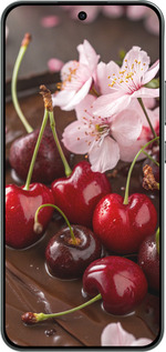 Силиконовый чехол Вишня в шоколаде для Oppo RENO 14F 5G - 6698u-4091 изображение 