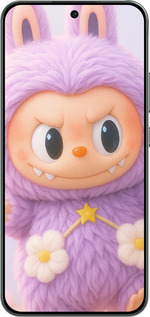 Силіконовий чехол Лабубу для Oppo RENO 14F 5G - 6708u-4091 изображение 