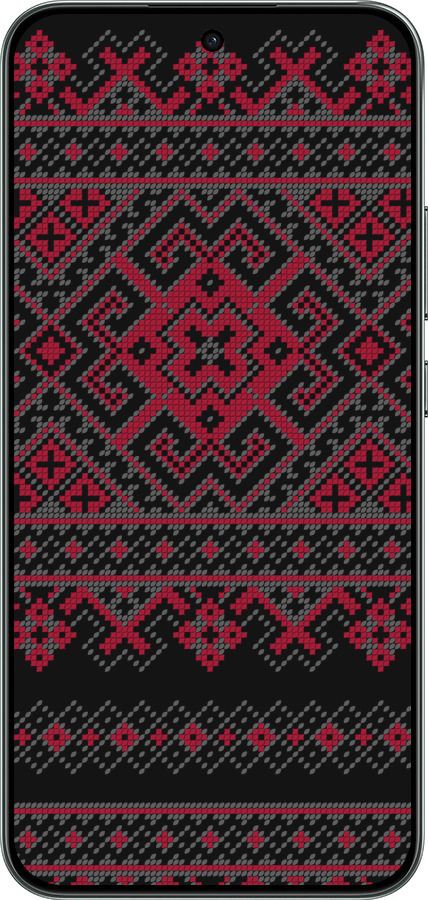 Силіконовий чехол Вишиванка 52 для Oppo RENO 14F 5G - 1763u-4091 изображение 