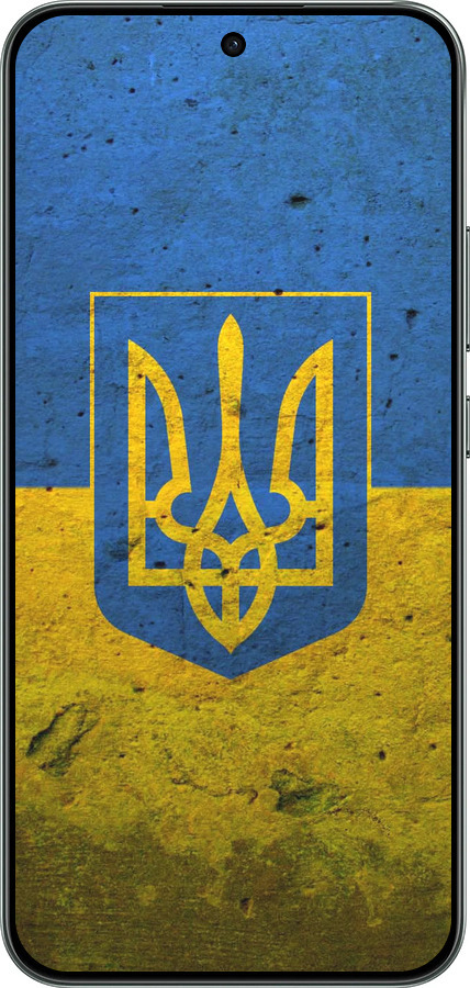 Силиконовый чехол Флаг и герб Украины 2 для Oppo RENO 14F 5G - 378u-4091 изображение 