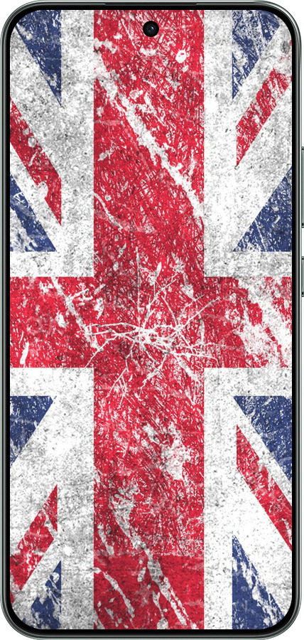 Силиконовый чехол Флаг Великобритании 1 для Oppo RENO 14F 5G - 386u-4091 изображение 