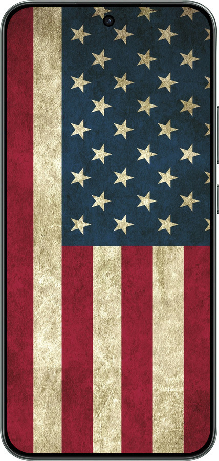 Силиконовый чехол Флаг США для Oppo RENO 14F 5G - 395u-4091 изображение 